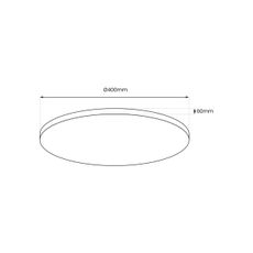 LED Stmievateľné stropné svietidlo LAYLA LED/33W/230V 3000/4000/6000K zlatá + DO