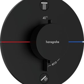 Vaňová batéria Hansgrohe ShowerSelect Comfort S bez podomietkového telesa matná čierna 15556670