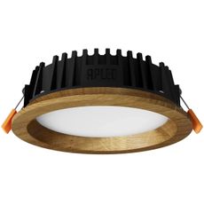 APLED - LED Podhľadové RONDO WOODLINE LED/6W/230V 4000K pr. 15 cm dub masív