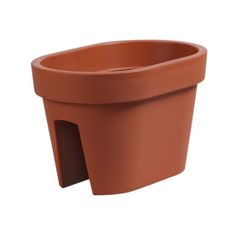 Prosperplast Kvetináč Lofly Railing oranžový