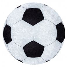 Dywany Łuszczów Detský kusový koberec Junior 51553.802 Football - 120x120 (priemer) kruh cm