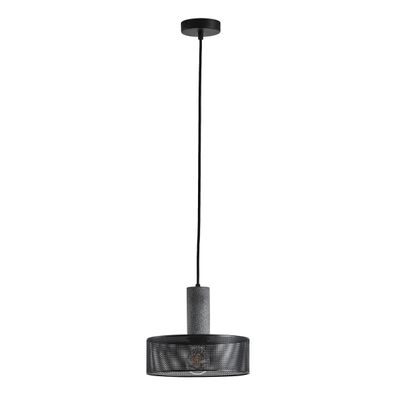 Luster na lanku 1xE27/40W/230V čierna