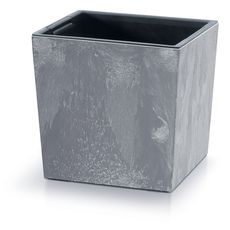 Prosperplast Květináč NURBI CUBE BETON EFFECT tmavě šedý, varianta 29,5 cm