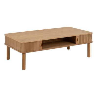 Konferenčný stolík v dekore duba v prírodnej farbe 70x130 cm Langley – Actona