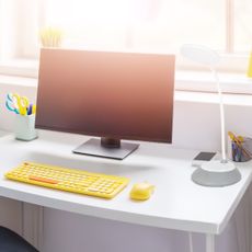 LED Stmievateľná nabíjacia stolná lampa VISUA LED/5W/5V 3000-5000K šedá