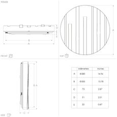 Eglo 900608 - LED Stropné svietidlo FERENTINO LED/19,5W/230V pr. 38 cm