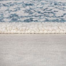 Flair Rugs , Kusový koberec Wool Loop Yasmin Ivory/Blue, 160x230, modrá, kancelária