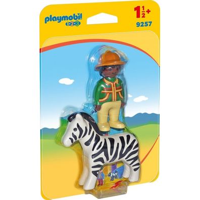 Playmobil 9257 Ošetrovateľ a zebra (1.2.3)