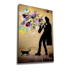 Wallity Obraz na plátne Jazz player WY40 50x70 cm