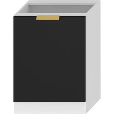Kuchynská skrinka Denis d60pc pl čierna mat/biela