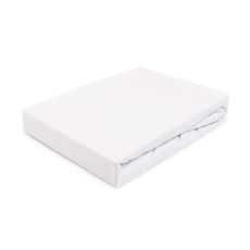 DETSKÉ JERSEY PRESTIERADLO 001 60X120 CM BIELE