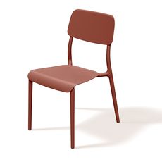 Prosperplast Zahradní židle RIMOS 47,5x55,5x84 cm červená