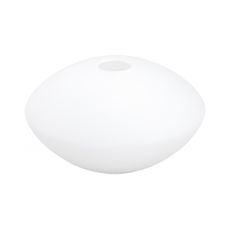 Náhradné sklo k lustru E14 pr. 15 cm biela