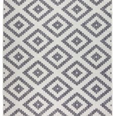 NORTHRUGS - Hanse Home koberce Kusový koberec Twin-Wendeteppiche 103132 grau creme – na von aj na doma - 160x230 cm