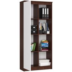 Regál R80 1D 4P-wenge / biela