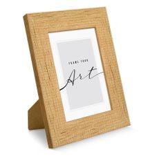 Plastový rámček v prírodnej farbe 21x26 cm