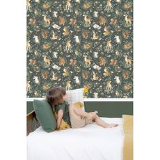 Detská tapeta 10 m x 50 cm Forest Friends – Lilipinso