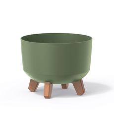 Prosperplast Kvetináč Gracyeen III zemito zelený, varianta 39 cm