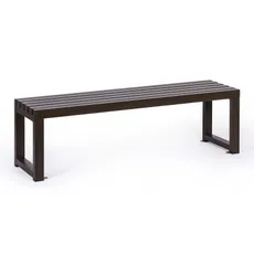 Parková lavička ALURA, 1500 mm, hnedá