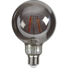 Teplá LED/filamentová žiarovka E27, 2 W Plain Smoke – Star Trading