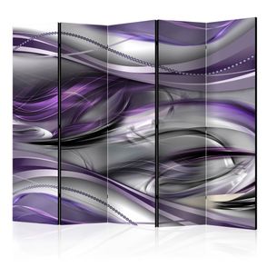 Paraván Tunnels (Violet) Dekorhome 225x172 cm (5-dielny)