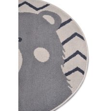 Hanse Home , Detský koberček Adventures 105964 Cream Grey kruh, 100x100 (priemer) kruh, šedá, detská izba