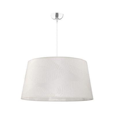 Duolla - Luster na lanku TENOR 1xE27/40W/230V pr. 60 cm biela/listy