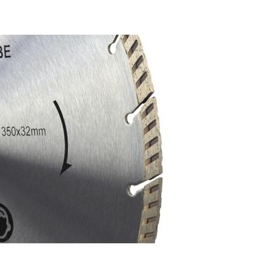 Kotúč diamantový rezný turbo-segmentový GEKO, 350x10x32mm