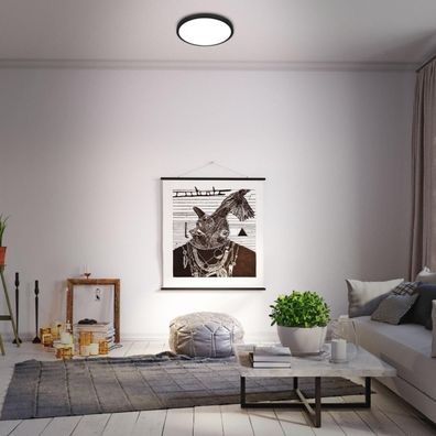 Briloner 3709-015 - LED RGBW Stm. stropné svietidlo LED/22W/230V čierna + DO