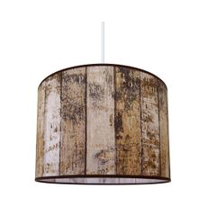 Luster na lanku WOOD 1xE27/60W/230V