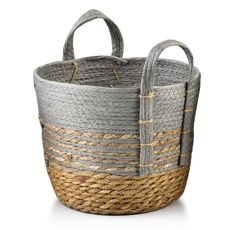 Mondex Úložný košík Bali L 28x23 cm hnědo-šedý