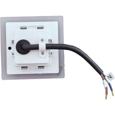 Vonkajšie schodiskové svietidlo LED/1,7W/230V 2700K IP44 chróm