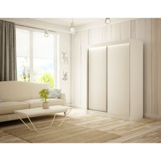 Kvalitná Šatníková Skriňa Bergo 120 cm Biely mat