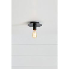 Markslöjd 108540 - Stropné svietidlo PIATTO 1xE27/40W/230V čierna