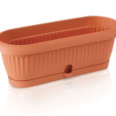 Prosperplast Truhlík s miskou MIA terakota, varianta 26,5 cm