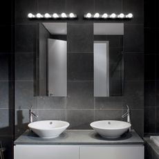 Ideal Lux - Nástenné svietidlo PRIVE 8xE14/40W/230V lesklý chróm