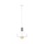 Luster na lanku IZA 1xE27/60W/230V biela/lesklý chróm