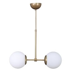 Biele/v zlatej farbe závesné svietidlo so skleneným tienidlom ø 15 cm Seagull – Squid Lighting
