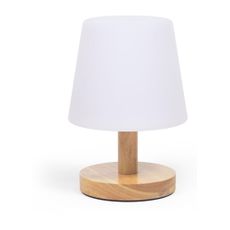 LED stmievateľná stolová lampa v prírodnej farbe (výška 22 cm) Ambar - Kave Home