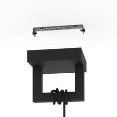 Eglo 390002 - Luster na lanku BOGOTA 1xE27/40W/230V čierna