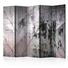 Paraván Geometric Wall Dekorhome 225x172 cm (5-dielny)