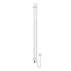 Elektrický sušiak na uteráky s termostatom SILOUETTE 200W/230V 150,6 cm IP44 biely pravý