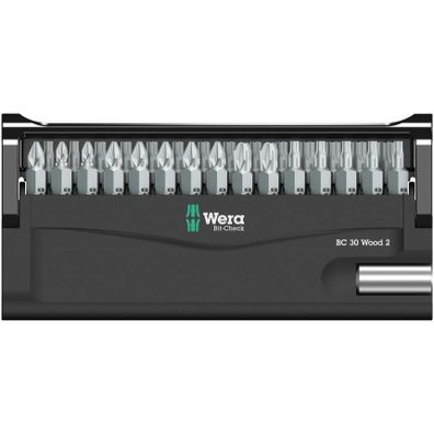 Wera 057438 Skrutkovacie bity 1/4" Bit-Check 30 Wood 2 SB (sada 30 kusov)