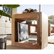 indickynabytok.sk - Odkládací stolík Tara 50x50x35 indický masív palisander