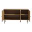 Nízka komoda v dekore duba v prírodnej farbe 140x80 cm Pensacola – Unique Furniture