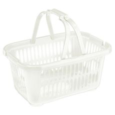 Tontarelli Kôš na čistú bielizeň COVER LINE s rukoväťou 19,4 l, biela
