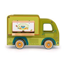 Drevené autíčko La Grande Famille Food Truck – Moulin Roty