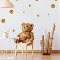 Pastelowe Love Nálepky na stenu do detskej izby PUNTÍKY Zvoľte farbu: Tyrkysová