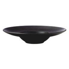 Čierny hlboký keramický tanier ø 28 cm Caviar – Maxwell & Williams