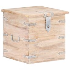Úložná truhla akácie / kov Dekorhome